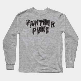 Spoopy Time Panther Puke Long Sleeve T-Shirt